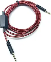 Quality Sound Transmission Cord with Volumes Control for A10/A40/A50 Headphone Easy Plugs and Play Installation