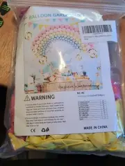 Pastel Balloon Garland Arch Kit-Party Decoration Rainbow Pastel Unicorn Birthday