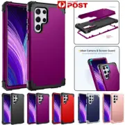 For Samsung S25 S24 FE S23 S22 S20+ Ultra Case Armor Heavy Duty Shockproof Cover