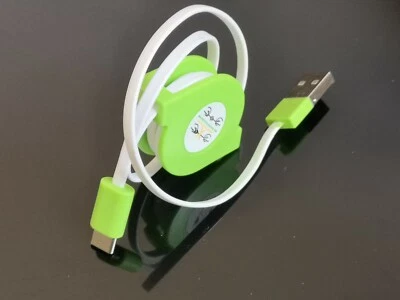 1x USB Type C to Usb 2.0 Retractable Cable Portable Sync Data Charge Cable