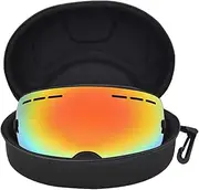 [Generic] Ski Goggle Case - Ski Goggle Box | Shockproof Shell, Hard Ski Goggle Case EVA Box, Snow Swim Goggles Storage Water Resistant Shockproof Shell, Safety Zippered Case Hard EVA Protection Shell