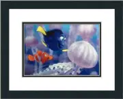 Walt Disney - Nemo and Dory Commemorative Lithograph Custom Framed