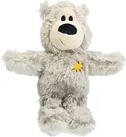 KONG Wild Knot Teddy M Gray Dog Plush Toy
