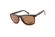 Dirty Dog Ram Matte Brown/Brown Polarised Unisex Sunglasses 53396