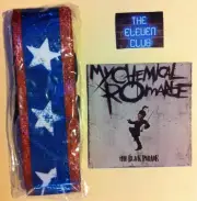 MY CHEMICAL ROMANCE MCR Guitar Strap NEW Danger Gerard Way Black Parade Sticker