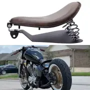 Motorcycle Bobber Solo Seat Spring Saddle For Harley Sportster Softail Breakout