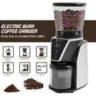 Electric Burr Coffee Spice Grinder Grinding Milling Bean Nut Herbs Blender Tool
