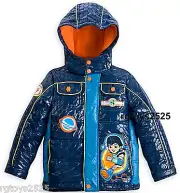 Disney Miles from Tomorrowland Hooded Puffer Jacket 4 5-6 7 XS S M New Child