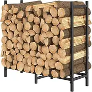 LIANTRAL Firewood Rack Indoor, 2.6ft Small Fire Wood Log Rack Stand for Fireplace Outdoor Firewood Storage Bracket Holder