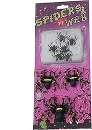 Scary Spider Web Crobweb - Creative Supplies Spider Webs - Strong Stretch Halloween Indoor Decorations for Costume Parties Carnivals