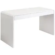 Reine 2 Drawer 1400mm High Gloss White Desk