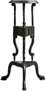 Vase Base Vintage Style Three Legged Bonsai Base, Indoor Corner Redwood Display Rack Display