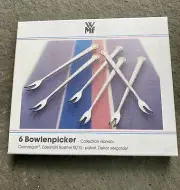MCM WMF Cromargan 6 Cocktail Forks Germany/Rondo Collection/new/box