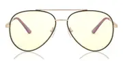 Gunnar MAVERICK Blue-Light Block MAV-10901 Men's Glasses Gold Size 57 - Private Health Rebate - Blue Light Block Available