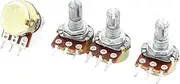 Aexit 4 (Potentiometer) Pcs B100K 100K Ohm 6mm Shaft Dia 3 Terminals Rotary Audio Single Linear (91ry562qf390) Taper Potentiometer