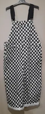 DANGERFIELD McQueen Overall Black & White Check Size 14 Brand New With Tags