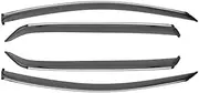 STIDPFZX Car Accessories Rain Guard Weather Shield Wind Deflector Door Window Visor Compatible for VW Golf 7 MK7 MK7.5 2013-2020