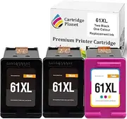 Cartridge Planet 2 Black and 1 Colour Compatible Ink for HP 61XL CH563WA CH564WA for HP Deskjet 1000 1010 1050 1500 1510 2000 2050 2510 2540 3000 3050 HP Envy 4500 4504 5530 HP Officejet 2620 4630