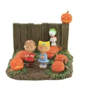 Dept 56 Peanuts IS IT THE GREAT PUMPKIN? #6005591 NRFB Lighted Linus & Sally*