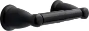 Franklin Brass Kinla Spring 1-Pack Toilet Paper Holder Matte Black Tissue Roll