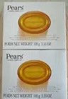 Pack of 2 Pears Transparent Glycerin Bar Soap 3.53 Oz Each ORANGE COLOR L2