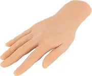 Silicone Hand Model, Realistic Silicone Male Hand Model, Soft Flexible Reusable Male Mannequin Hand Model Fake Hand for Showing Jewelry Painting Practice for Beginners (Right Hand)