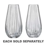 Bohemia Premium Quality Durable Modern Crystal Waterfall Vase Glass Clear