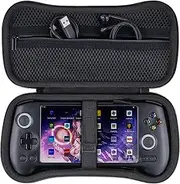 Khanka Hard Case for Anbernic RG556 Retro Handheld Game Console, Storage Bag for RG556 5.48 Inch Android Retro Handheld Game Console, Case Only (Black)