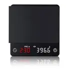 Kitchen Scale Digital Coffee Scale Espresso with (1 Pcs, Black) L2Y4