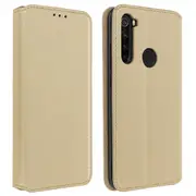 Xiaomi Redmi Note 8 Folio Case with Wallet Function - gold