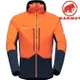 Mammut 長毛象 Eiger Nordwand ML Hybrid 男款 極限艾格防潑水中層連帽外套 1014-05590 2221 復刻橘/夜藍