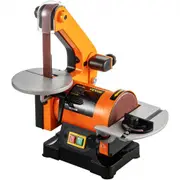 VEVOR Belt Sander 300W Grinder Sander 1 x 30 Inch Electric Belt & Disc Sander 2950 RPM Variable Speed (300W)