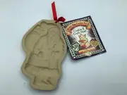 Brown Bag Cookie Mold Santa Kris Kringle Christmas Cut Apart Hill Design NWT