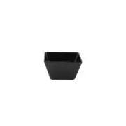 Melamine Square Bowl Black 130x70mm Ryner Commercial Plastic Serving Soup Bowls