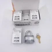 6 Pack Master Lock 81KA Padlocks 15/16" Shackle Clearance Keyed Same 27R52