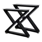 Metal Coffee Table Leg 16 inch Heavy Duty Z Shape Table Legs DIY Modern Bench...