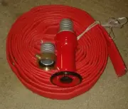 Fire hose kit CRUSADER 38mm x 15m NEW with screw fittings and nozzle