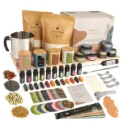Candle Making Kit - DIY Starter Soy Candle Making 10 pcs candle tins kit