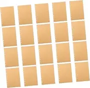 CAXUSD 80 Sheets Loose Leaf Paper Notebook Refills A5 Ruled Paper for Planner School
