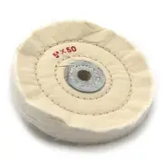 125mm 5" Cloth Buffing Polishing Wheel Buffer Grinder Pad For Jewelry 10mm Hole