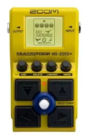 ZOOM MS-200D+ Multi Stomp Pedal Yellow NEW