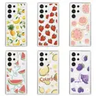 Clear Case Gasbag For Samsung S24 S23 S22 Ultra S21 S20 FE Fresh Fruit Cover