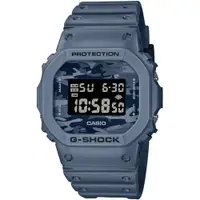 在飛比找ETMall東森購物網優惠-CASIO 卡西歐 G-SHOCK 城市迷彩 計時電子錶-藍
