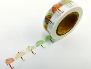 Rainbow Umbrella Spring Washi Tape Papercraft Planner Supply Scrapbook Journal