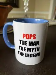 New POPS The Man The Myth The Legend Coffee Tea Cup Mug