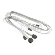 Supermicro CBL-SAST-0556 MiniSAS HD to 4 SATA w/ Sideband 90/90/75/75/75cm Cable