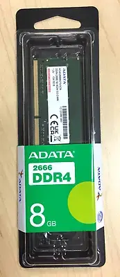 NEW ADATA 8GB DDR4 2666MHz SODIMM CL19 AD4S26668G19-SGN