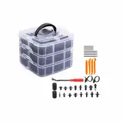 795PCS Car Trim Body Clips Kit Rivet Retainer Auto Panel Bumper Plastic Fastener