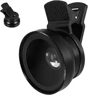Angoily 1 Set Phone Lens Smartphones Camera Lens Clip Tripod Phone Mount Black Aluminum Alloy
