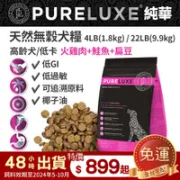 在飛比找蝦皮商城優惠-PureLUXE美國純華天然無穀犬糧 高齡犬/低卡 火雞肉+